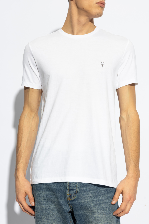 T-shirt Homme AllSaints Tonic SS – Noir, Taille M, Col Rond, Coton